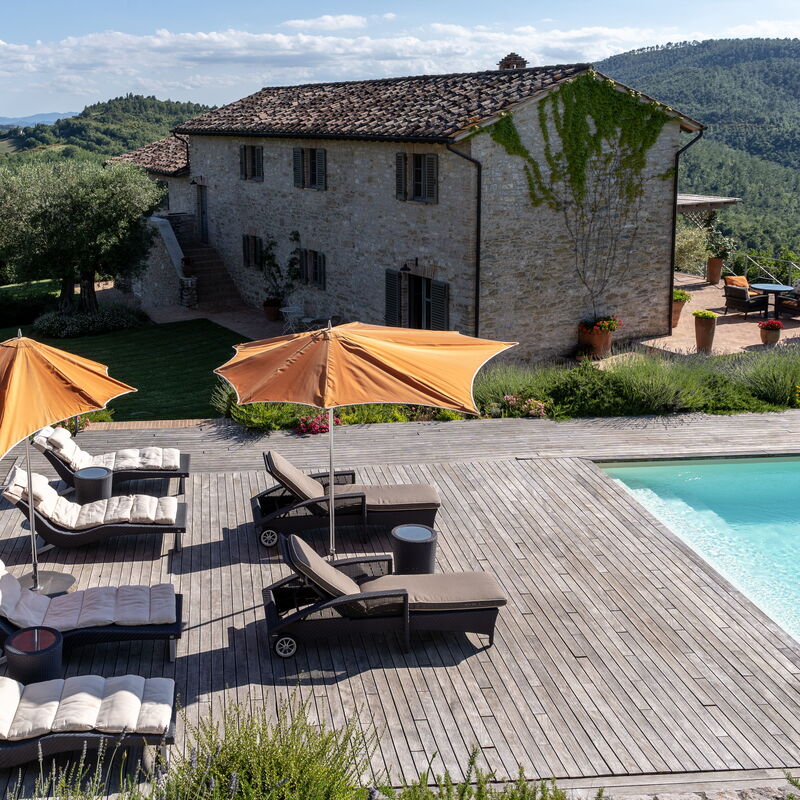 Villa Monticelli - Tenuta Di Murlo, Umbria: Autumn, Building Exterior, Pool, Spring, Summer