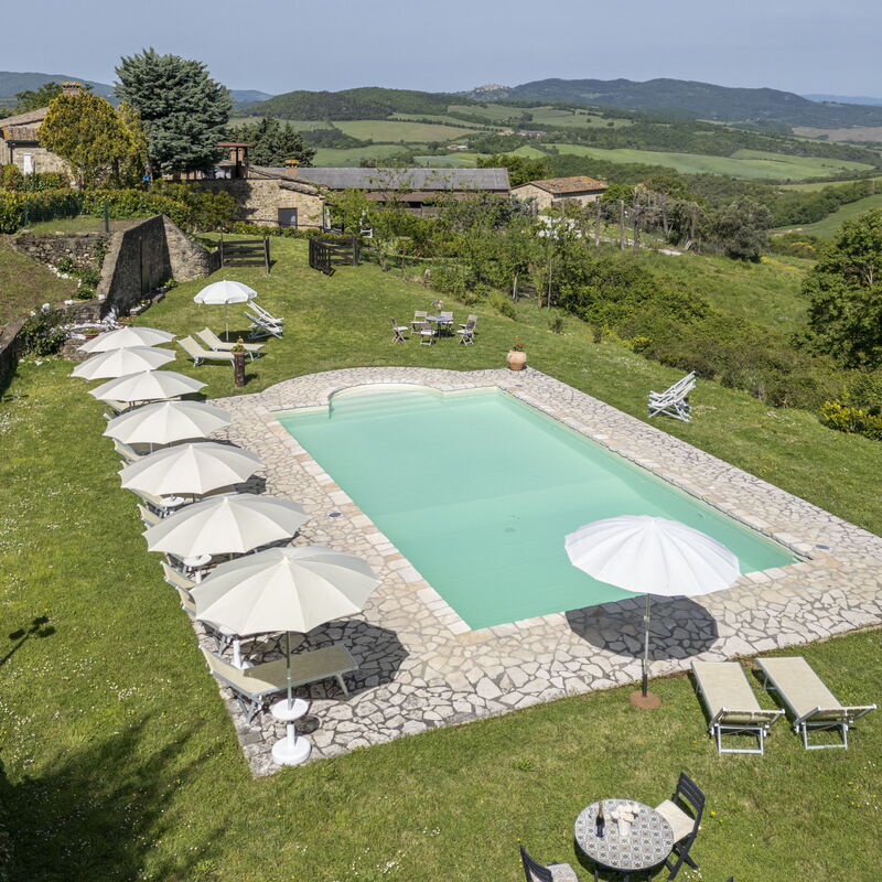 Podere Marcigliana - Radicondoli - Siena, Toscana: Autumn, Pool, Spring, Summer
