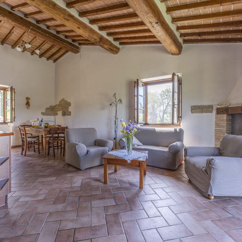 Podere Marcigliana - Radicondoli - Siena, Toscana: Autumn, Living Room, Spring, Winter