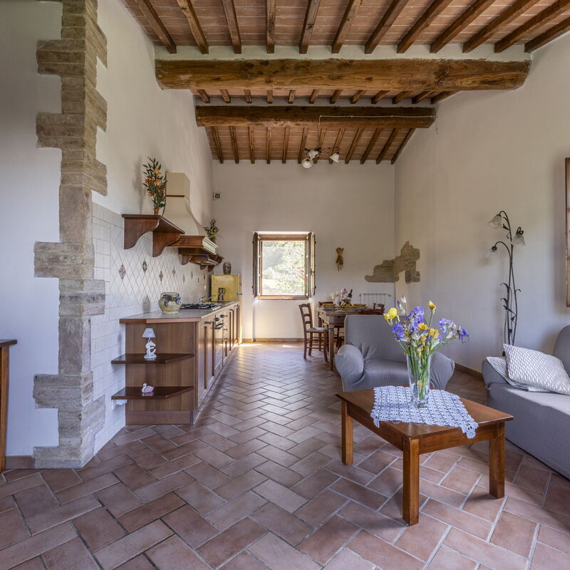 Podere Marcigliana - Radicondoli - Siena, Toscana: Autumn, Living Room, Spring, Winter