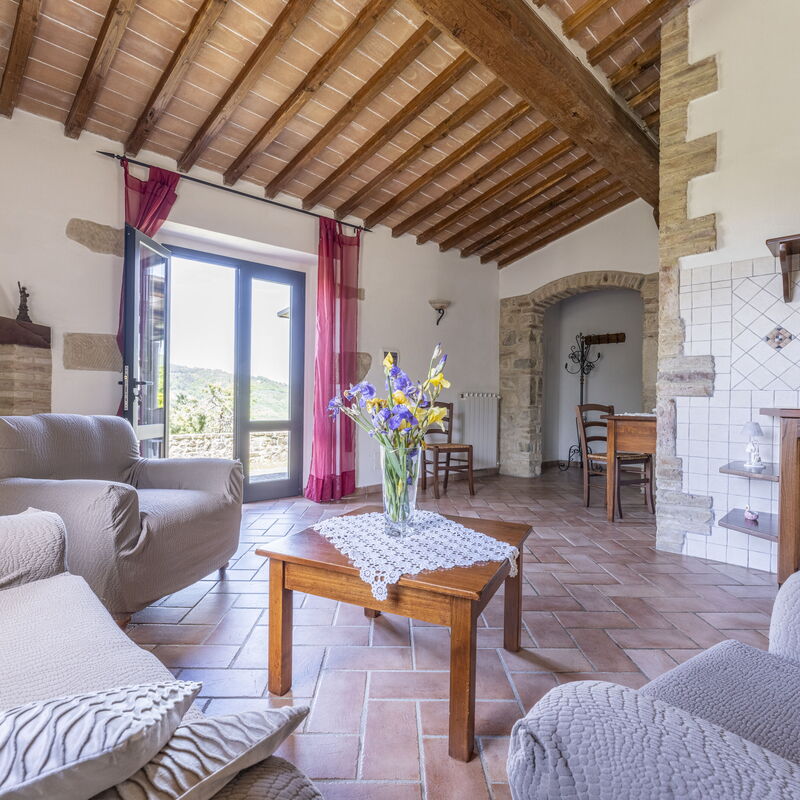 Podere Marcigliana - Radicondoli - Siena, Toscana: Autumn, Living Room, Spring, Winter