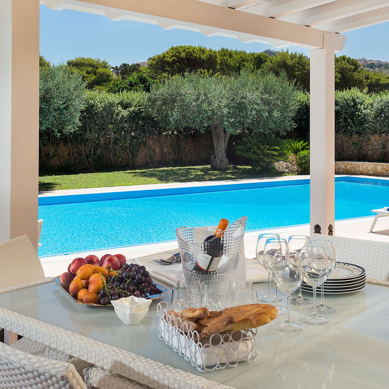 Villa Cornino - Custonaci, Sicilia: Außen, Balkon / Terrasse / Patio, Frühling, Herbst, Schwimmbad, Sommer