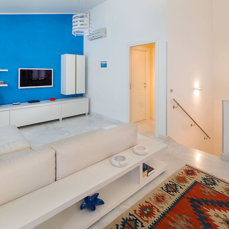 Villa Cornino - Custonaci, Sicilia: Frühling, Herbst, Sommer, Wohnzimmer