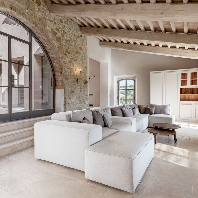 Podere Tesoro - Radicondoli, Toscana: Autumn, Living Room, Spring, Summer