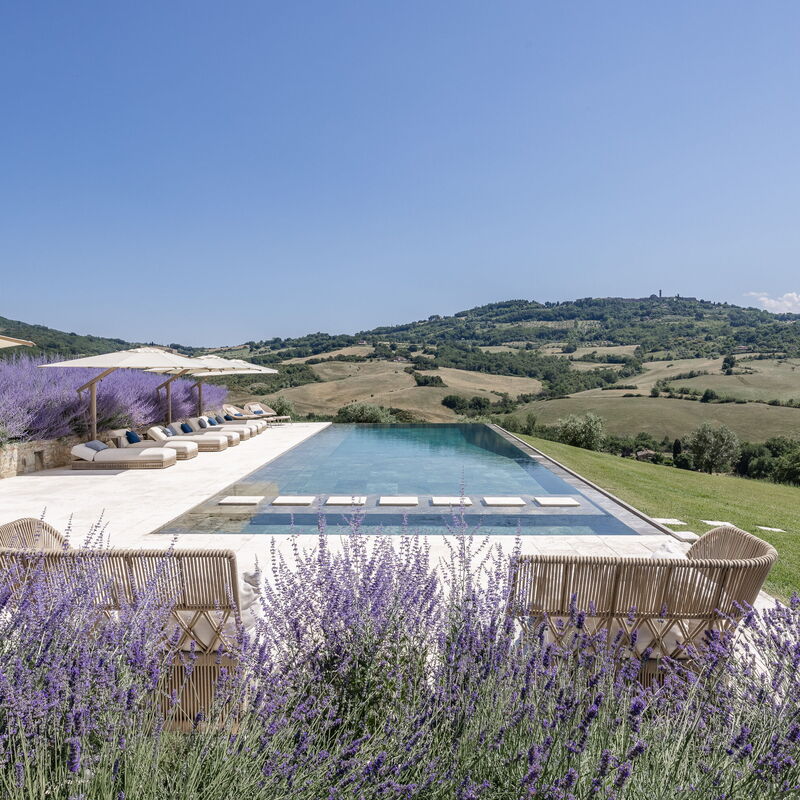 Podere Tesoro - Radicondoli, Toscana: Autumn, Building Exterior, Pool, Spring, Summer