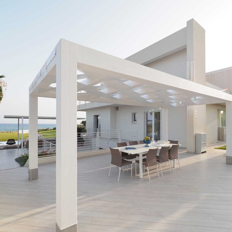 Casa Mareblu - Marina Di Modica, Sicilia: Autumn, Balcony / Terrace / Patio, Building Exterior, Outdoor, Scenic View, Spring, Summer