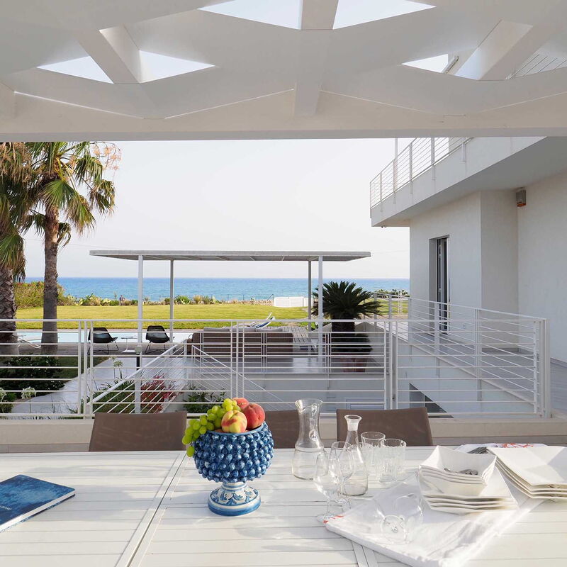 Casa Mareblu - Marina Di Modica, Sicilia: Autumn, Balcony / Terrace / Patio, Building Exterior, Outdoor, Scenic View, Spring, Summer