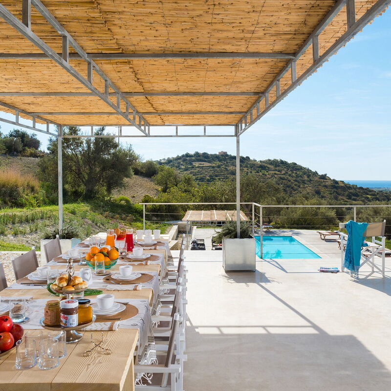 Casabella - Avola, Sicilia: Autumn, Balcony / Terrace / Patio, Building Exterior, Garden, Outdoor, Pool, Scenic View, Spring, Summer