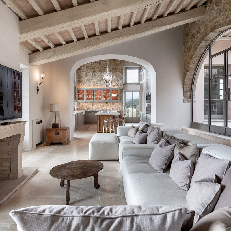 Casale Del Podere Tesoro - Radicondoli, Toscana: Autumn, Living Room, Spring, Summer