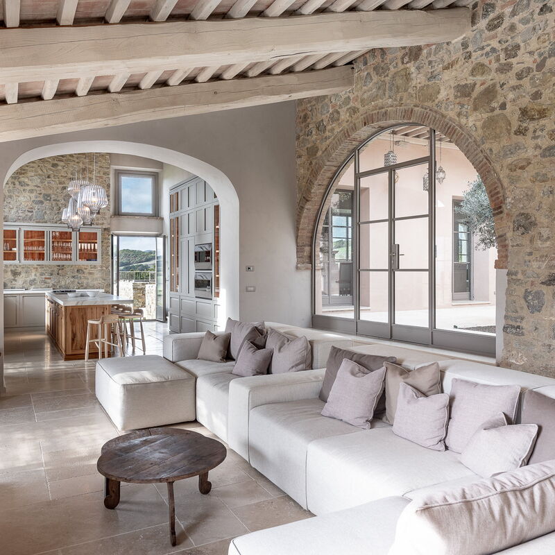 Casale Del Podere Tesoro - Radicondoli, Toscana: Autumn, Living Room, Spring, Summer