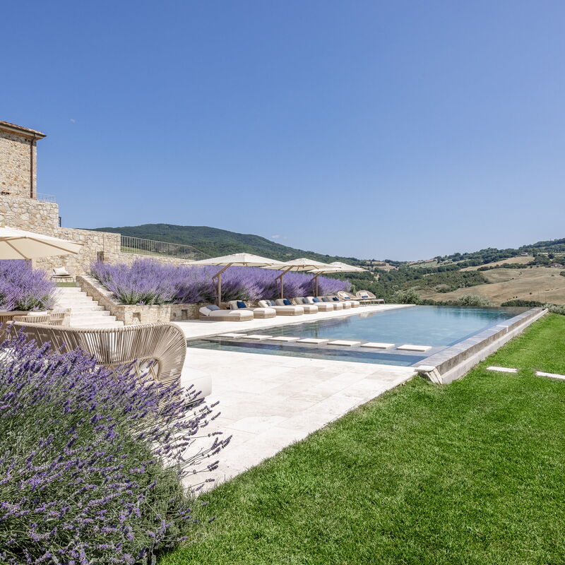 Casale Del Podere Tesoro - Radicondoli, Toscana: Autumn, Building Exterior, Garden, Pool, Spring, Summer