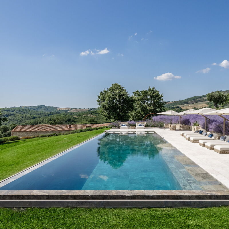 Casale Del Podere Tesoro - Radicondoli, Toscana: Autumn, Building Exterior, Garden, Pool, Spring, Summer