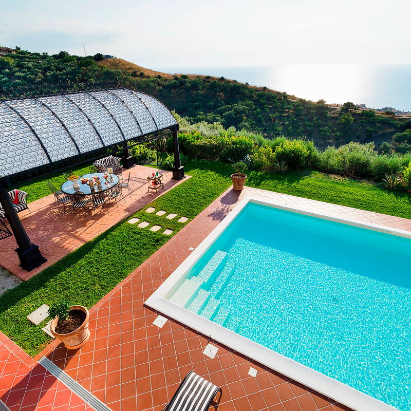 Villa Ester - Capo D'orlando, Sicilia: Autumn, Building Exterior, Garden, Outdoor, Pool, Scenic View, Spring, Summer