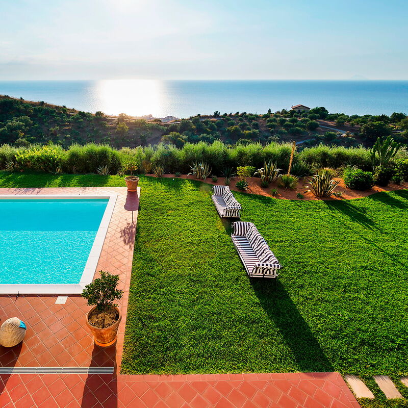 Villa Ester - Capo D'orlando, Sicilia: Autumn, Building Exterior, Garden, Outdoor, Pool, Scenic View, Spring, Summer