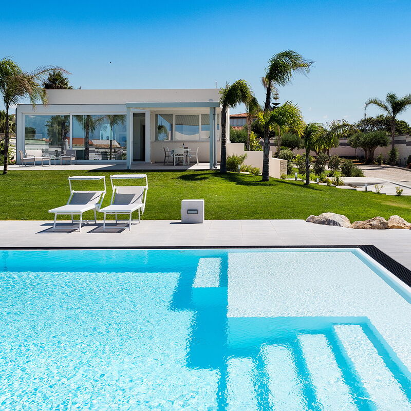 Casa Biancoverde - Marsala, Sicilia: Autumn, Balcony / Terrace / Patio, Building Exterior, Garden, Outdoor, Pool, Spring, Summer