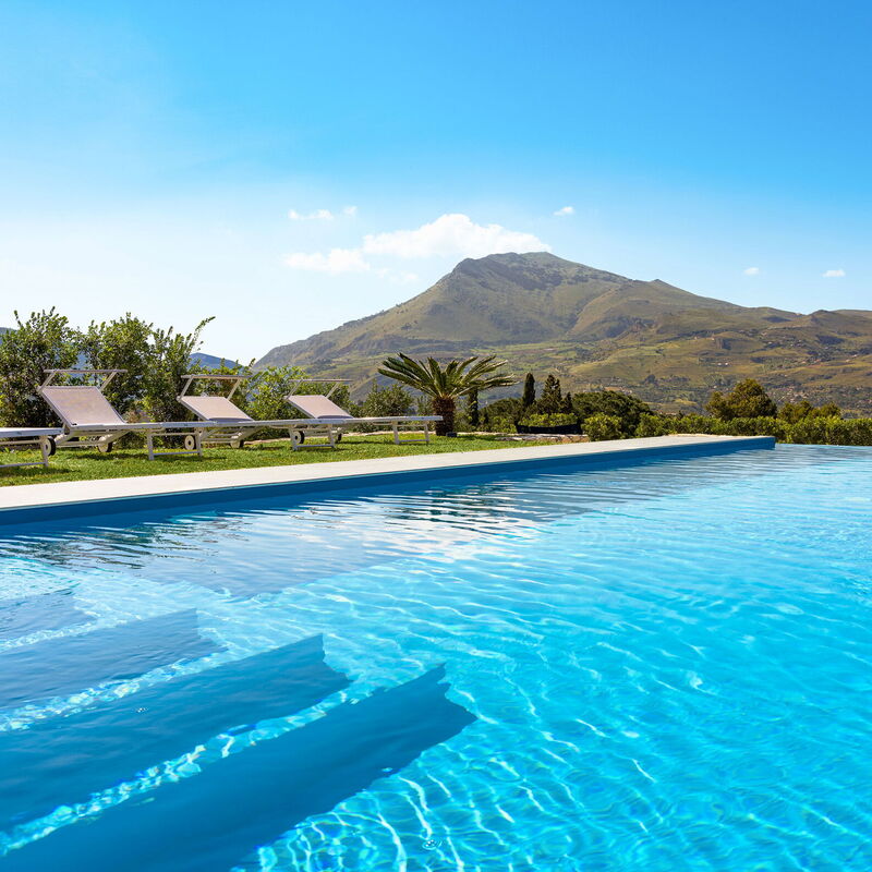 Villa Cinema - Castellammare Del Golfo, Sicilia: Autumn, Building Exterior, Garden, Outdoor, Pool, Scenic View, Spring, Summer