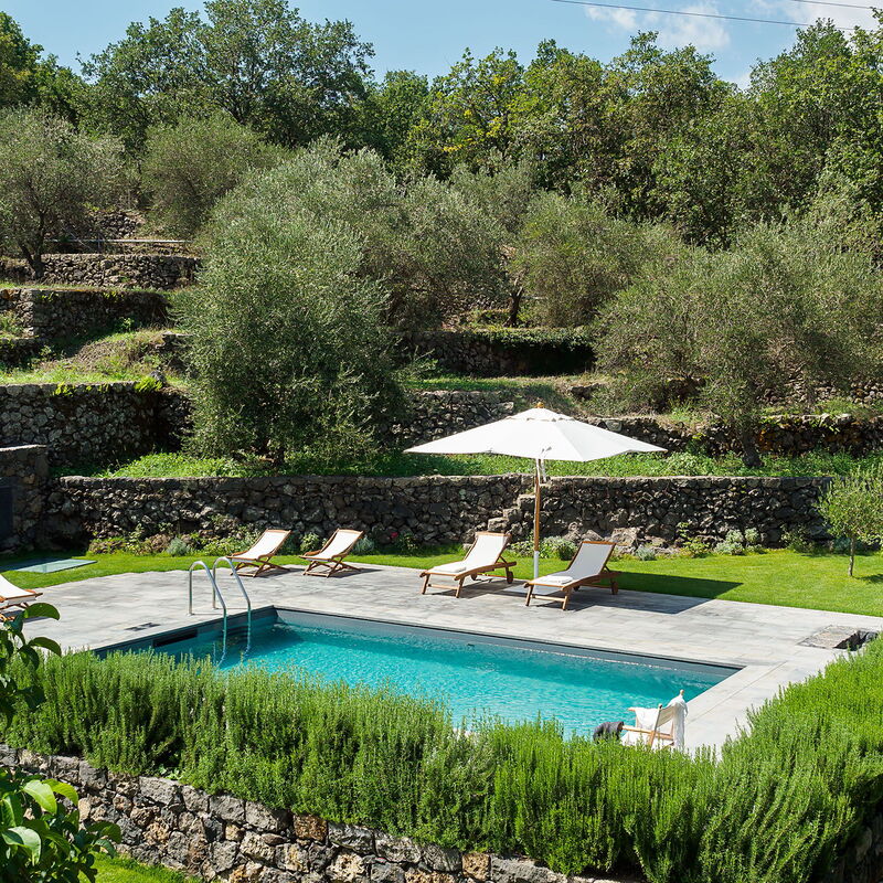 Villa Tranquilla - Randazzo, Sicilia: Autumn, Balcony / Terrace / Patio, Building Exterior, Garden, Outdoor, Pool, Spring, Summer