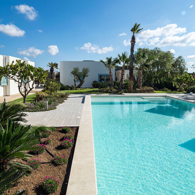 Villa Chiara - Paceco, Sicilia: Autumn, Balcony / Terrace / Patio, Building Exterior, Outdoor, Pool, Spring, Summer