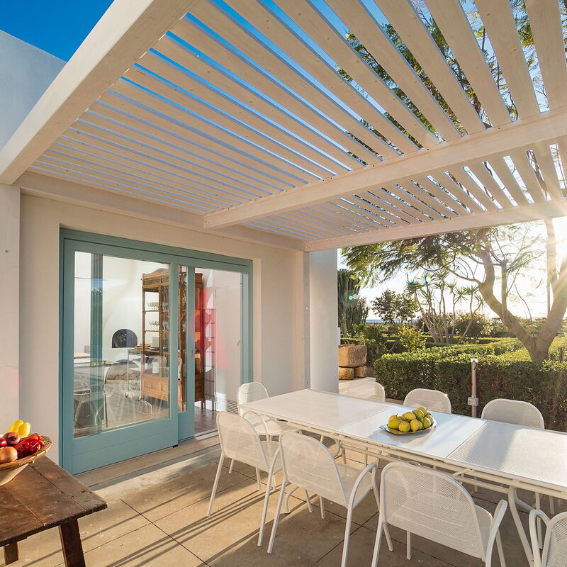 Villa Chiara - Paceco, Sicilia: Autumn, Balcony / Terrace / Patio, Building Exterior, Outdoor, Spring, Summer