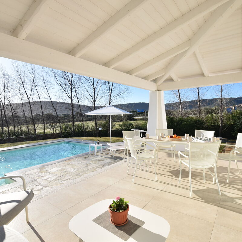 Villa Helios - Budoni, Sardegna: Giardino, Piscina