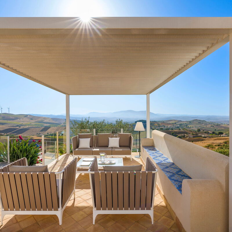 Mirabilia - Tangi, Sicilia: Autumn, Balcony / Terrace / Patio, Building Exterior, Outdoor, Pool, Scenic View, Spring, Summer
