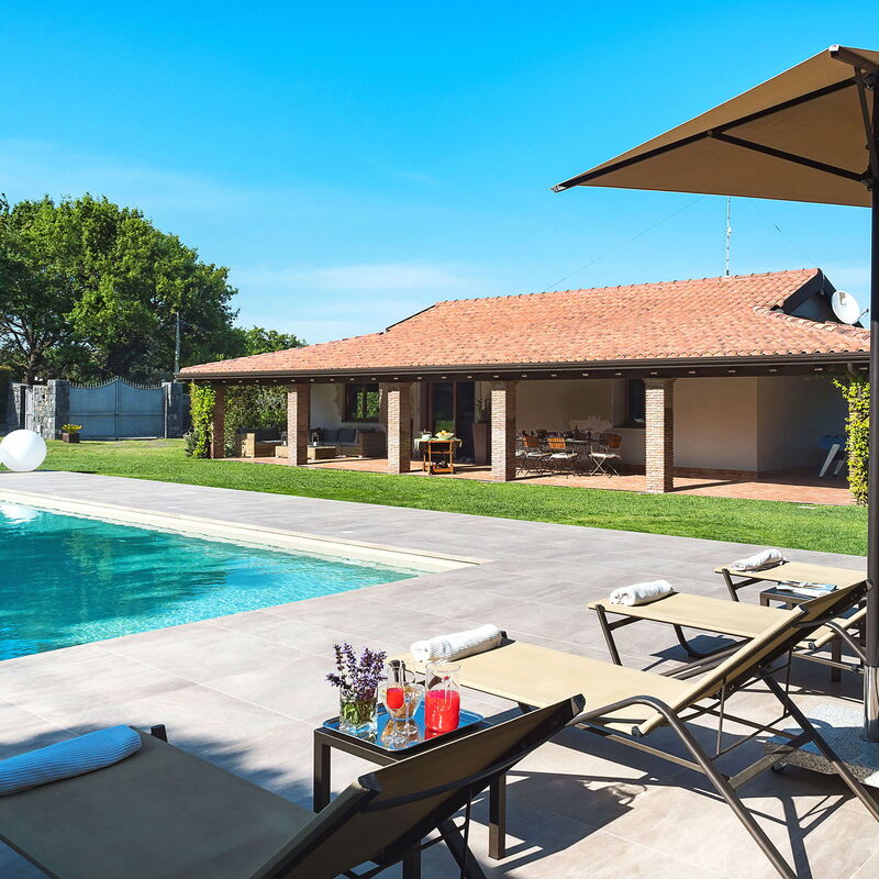 Casa Bedda - Viagrande, Sicilia: Autumn, Balcony / Terrace / Patio, Building Exterior, Garden, Outdoor, Pool, Spring, Summer