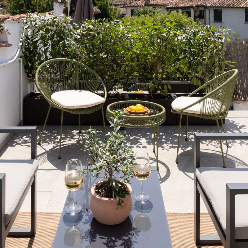 Lucca Old Town Apartment - Lucca, Toscana: Balkon / Terrasse / Patio, Frühling, Herbst, Sommer
