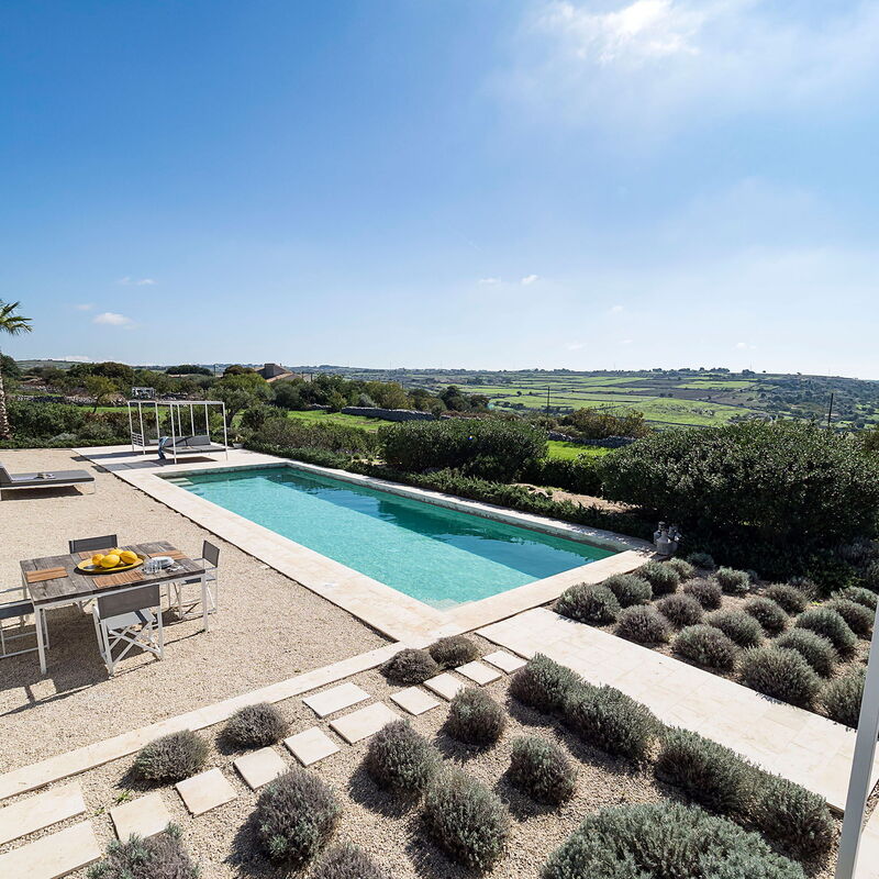 Villa Carmelita - Ragusa, Sicilia: Autumn, Balcony / Terrace / Patio, Building Exterior, Garden, Pool, Scenic View, Spring, Summer