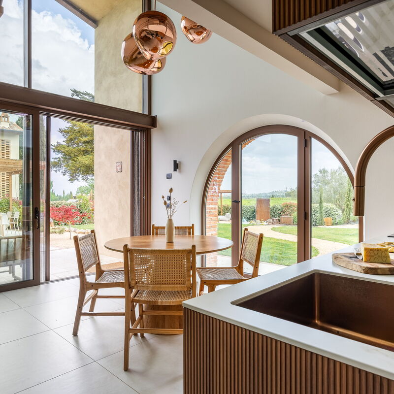 Pendolino Spereto Apartment With Pool, Montaione: Automne, Cuisine, Été, Printemps