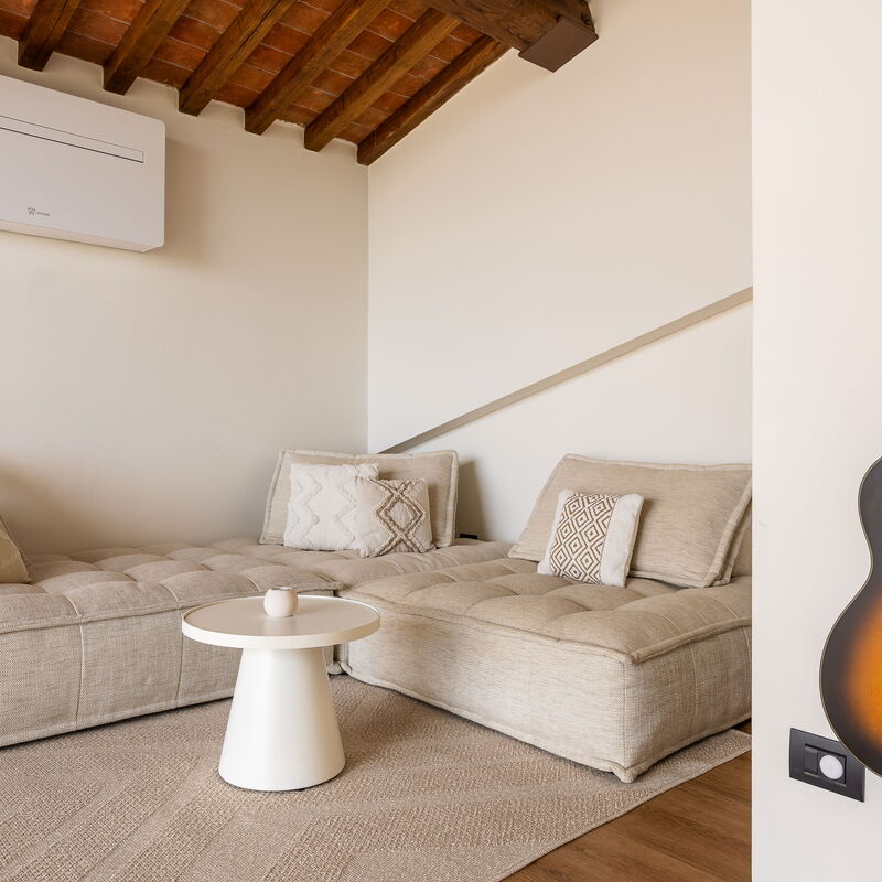 Pendolino Spereto Apartment With Pool, Montaione: Automne, Été, Printemps, Salon