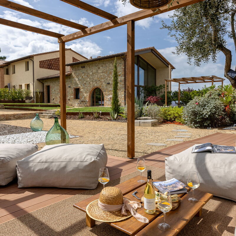 Pendolino Spereto Apartment With Pool, Montaione: Automne, Été, Jardin, Printemps