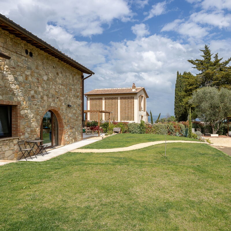 Pendolino Spereto Apartment With Pool, Montaione: Automne, Été, Jardin, Printemps