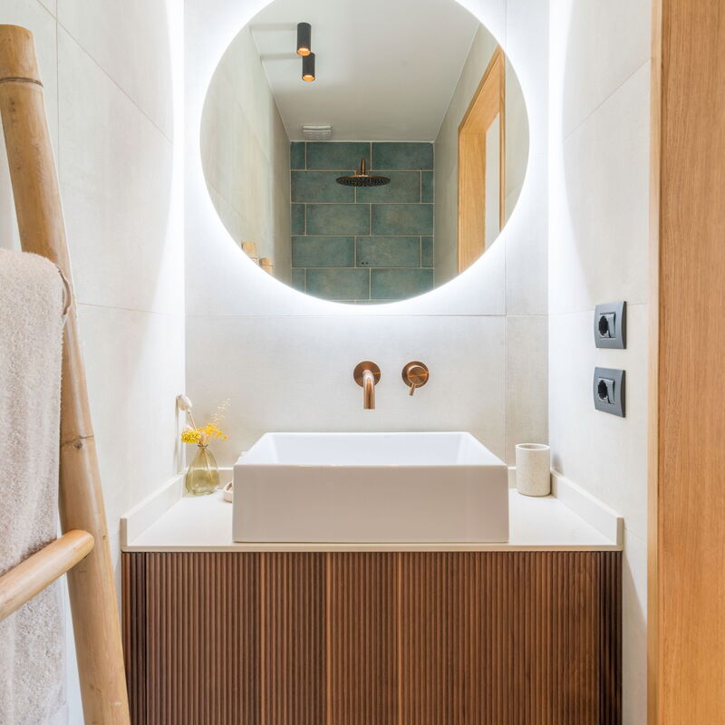 Pendolino Spereto Apartment With Pool, Montaione: Autumn, Bathroom, Spring, Summer