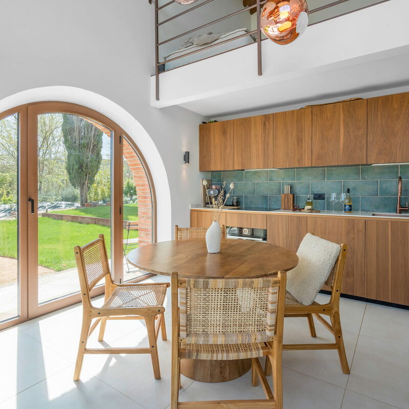 Pendolino Spereto Apartment With Pool, Montaione: Autumn, Kitchen, Spring, Summer