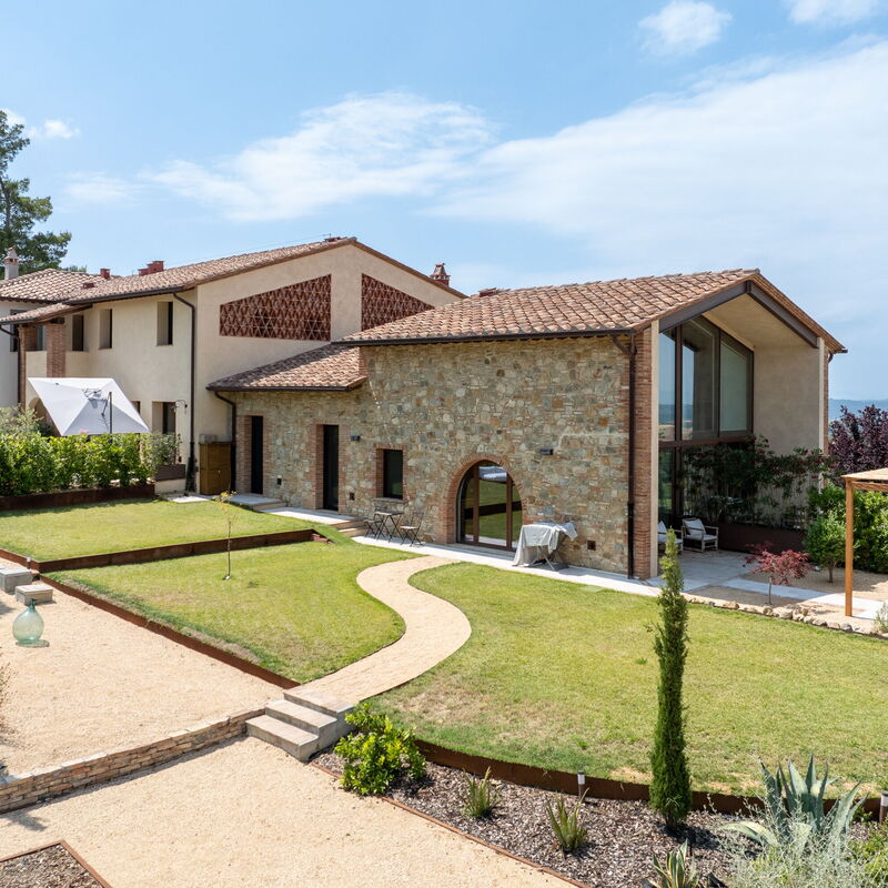 Pendolino Spereto Apartment With Pool, Montaione: Autumn, Main Entrance, Spring, Summer