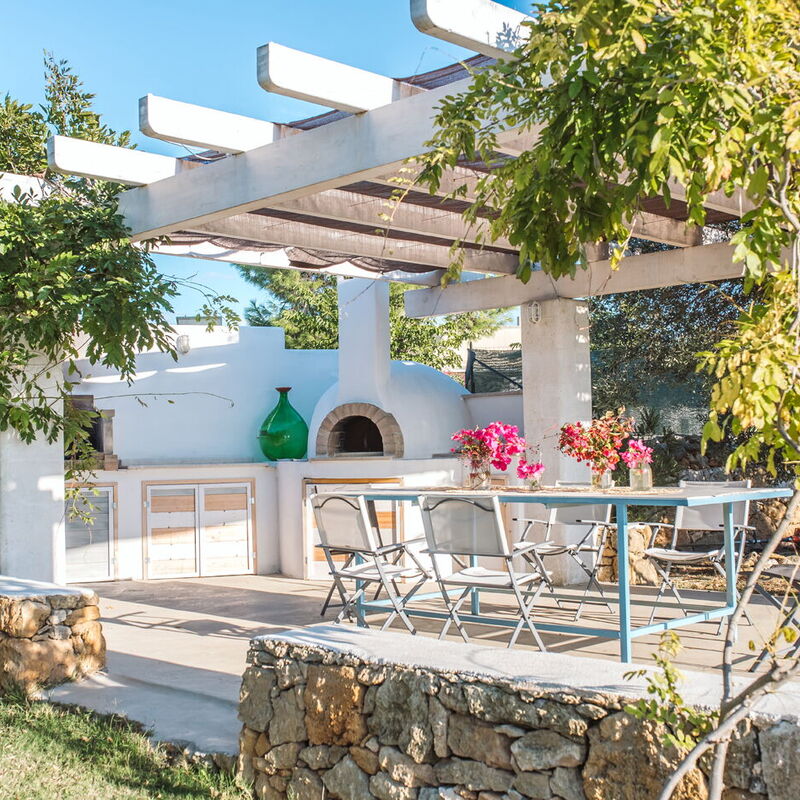 Villa Trullo - Torricella, Puglia: Autumn, Balcony / Terrace / Patio, Building Exterior, Garden, Outdoor, Spring, Summer