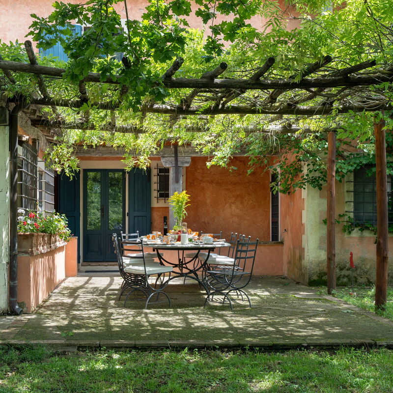 Casale Collina Verde - San Casciano Dei Bagni, Toscana: Autumn, Balcony / Terrace / Patio, Building Exterior, Garden, Outdoor, Spring, Summer