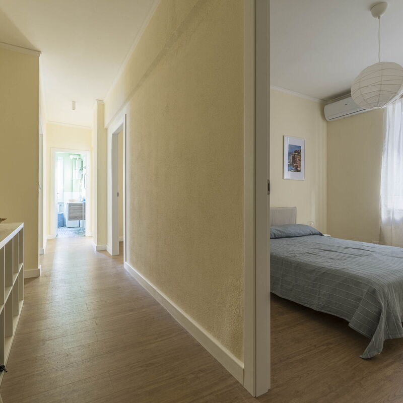 Spacious Apartment In Sori With Large Terrace - Sori, Liguria: Autumn, Bedroom, Spring, Summer