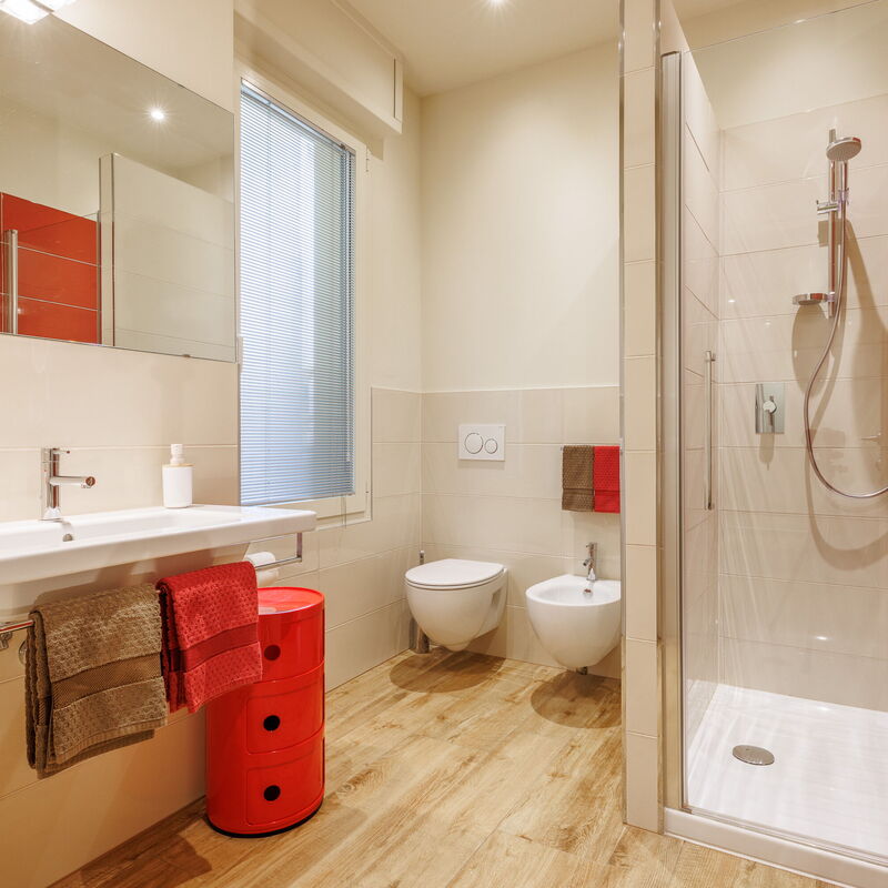 Lucy Florence Charming Modern Apartment Near Piazza Della Libertà: Autumn, Bathroom, Spring, Summer, Winter
