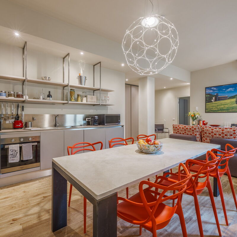 Lucy Florence Charming Modern Apartment Near Piazza Della Libertà: Autumn, Kitchen, Living Room, Spring, Summer