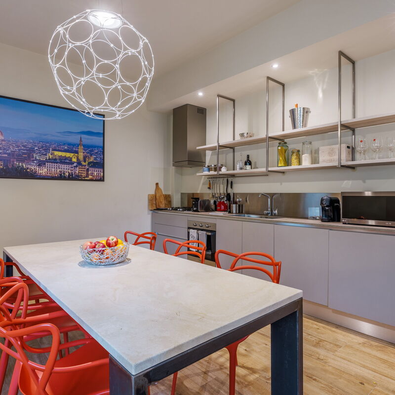 Lucy Florence Charming Modern Apartment Near Piazza Della Libertà: Autumn, Kitchen, Living Room, Spring, Summer