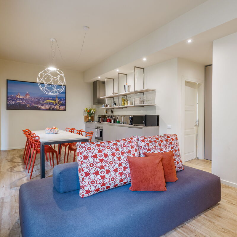 Lucy Florence Charming Modern Apartment Near Piazza Della Libertà: Autumn, Kitchen, Living Room, Spring, Summer