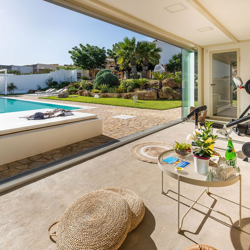 Casa Ocra - Misiliscemi, Sicilia: Autumn, Balcony / Terrace / Patio, Building Exterior, Outdoor, Pool, Spring, Summer