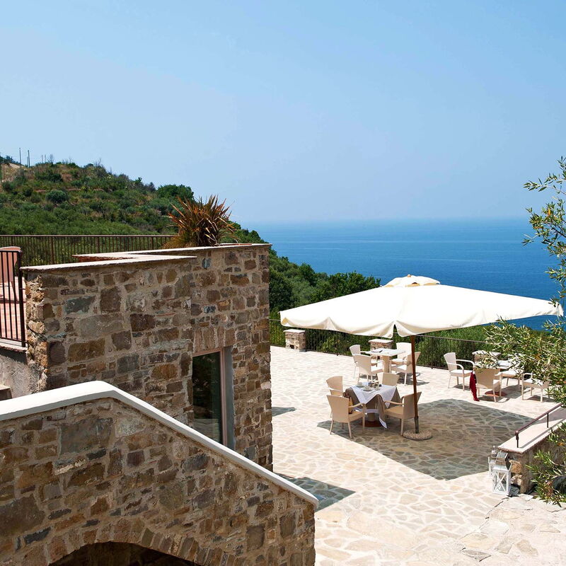 Pietramare - Castellabate, Campania: Autumn, Balcony / Terrace / Patio, Building Exterior, Outdoor, Scenic View, Spring, Summer