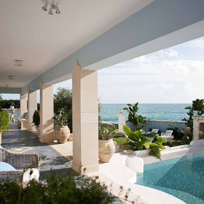Villa Amena - Siracusa, Sicilia: Autumn, Balcony / Terrace / Patio, Building Exterior, Outdoor, Pool, Spring, Summer