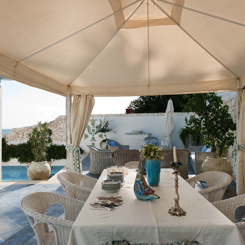 Villa Amena - Siracusa, Sicilia: Autumn, Balcony / Terrace / Patio, Building Exterior, Outdoor, Pool, Spring, Summer