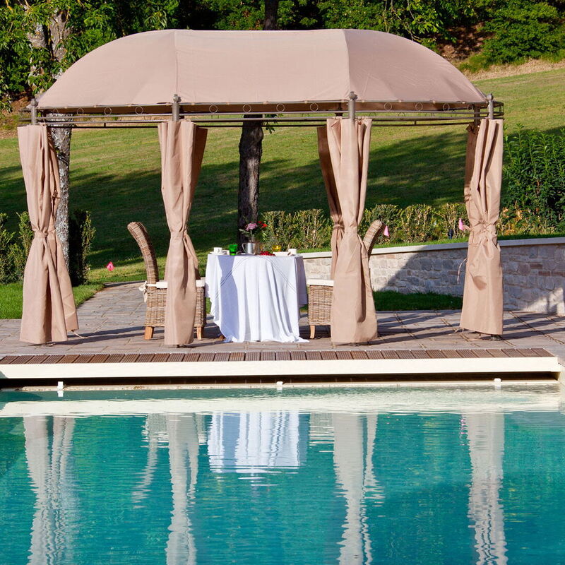 Villa Pietraverde - Gubbio, Umbria: Autumn, Balcony / Terrace / Patio, Building Exterior, Garden, Outdoor, Pool, Spring, Summer