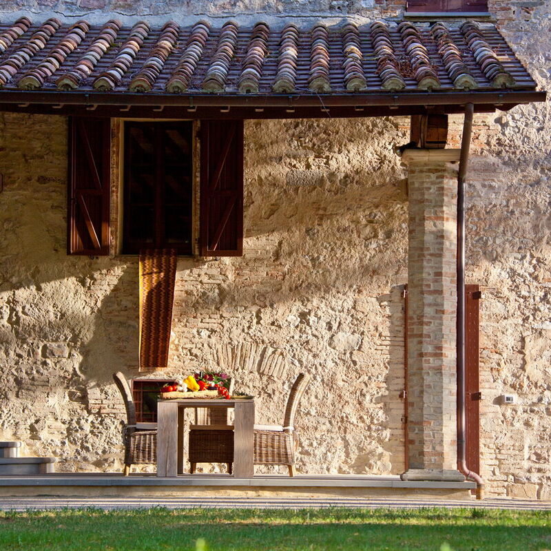 Villa Pietraverde - Gubbio, Umbria: Autumn, Balcony / Terrace / Patio, Building Exterior, Outdoor, Spring, Summer