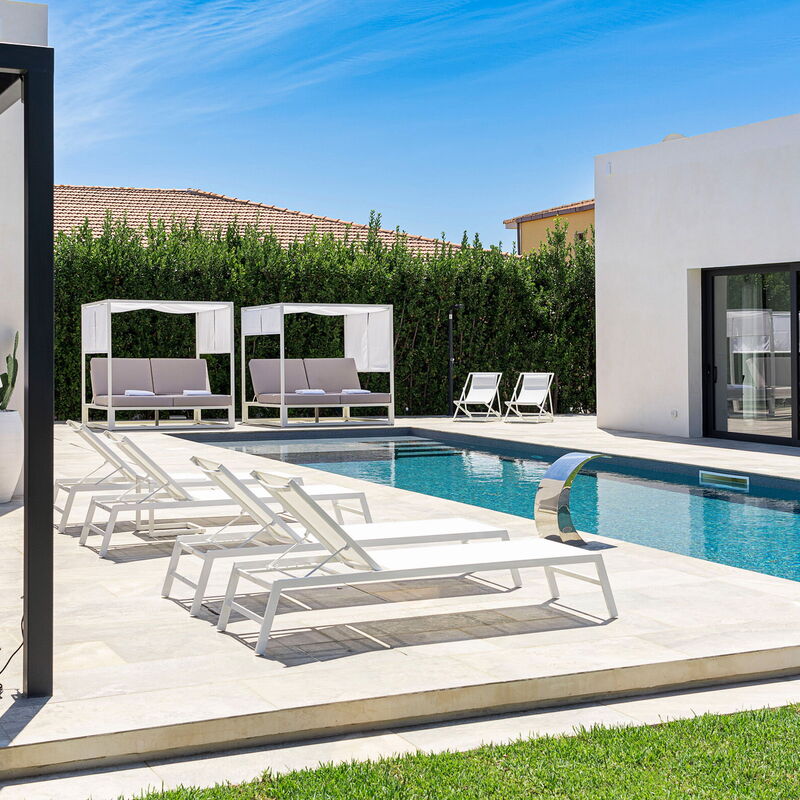 Villa Duetto - Siracusa, Sicilia: Autumn, Balcony / Terrace / Patio, Building Exterior, Outdoor, Pool, Spring, Summer