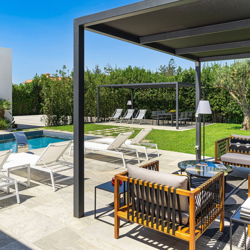 Villa Duetto - Siracusa, Sicilia: Autumn, Balcony / Terrace / Patio, Building Exterior, Garden, Outdoor, Pool, Spring, Summer